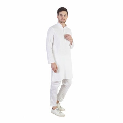 KHADI KURTA WHITE